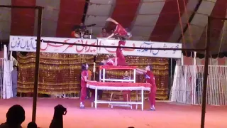 funny gymnastics lucky irani circus Gojra 2019