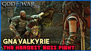 GOD OF WAR RAGNAROK - GNA VALKYRIE QUEEN BOSS FIGHT (HARDEST BOSS)