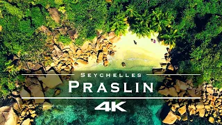 Praslin, Seychelles 🇸🇨 - by drone [4K]