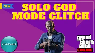 ⚠️PATCHED⚠️ SOLO EASY GOD MODE GLITCH GTA5 WITH WEAPONS VEHICLES AND MAP - EASY METHOD