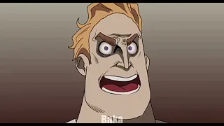 mr incredible becoming angry animation by baka improved + 2 new phases!!