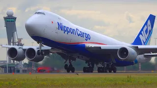 WOW! PURE HEAVY TAKE OFFS | B747-8F, A330-900, A350 | Amsterdam Schiphol Plane Spotting Rwy 36L