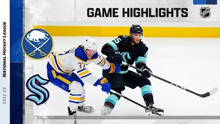 Sabres @ Kraken 10/25 | NHL Highlights 2022