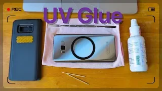 КАК СНЯТЬ защитное стекло на УЛЬТРАФИОЛЕТОВОМ клее? HOW to REMOVE protective glass on the UV glue?