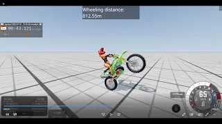 beamng dirtbike wheelie record attempt