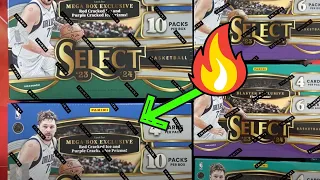 NUMBERED WEMBY HIT!! 2023-2024 Panini NBA Select Basketball Trading Card Mega Box vs Blasters