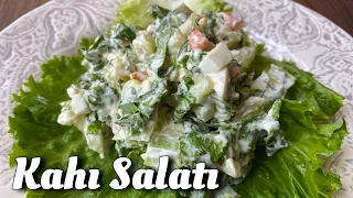 Kahı salatı | Ətsiz Tərəvəzli Salat | Lettuce Salad |