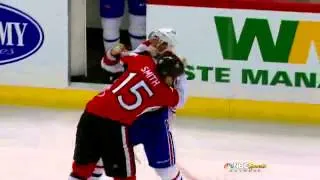 Habs, Sens Line Brawl