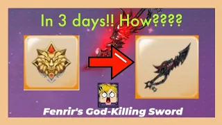 Ares shield to Fenrir's god swrd.. skyblock trading..