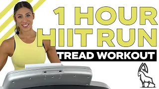 1 HOUR HIIT TREADMILL RUN!