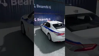 BeamNG Drive crash Toyota camry police