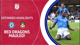 RED DRAGONS MAULED! | Stockport County v Wrexham extended highlights