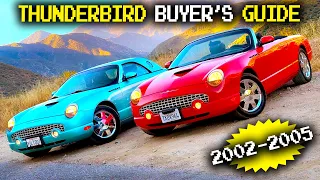 Ford Thunderbird BUYER'S GUIDE (Review, Values, Common Problems, Yearly Changes 2002-2005)