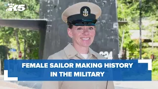 Female sailor makes history in the military