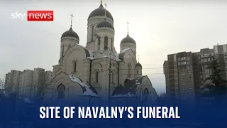 The church where Alexei Navalny's funeral will take place