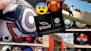 PROBANDO BALÓN VOIT DE SUPERMERCADO PARA FÚTBOL. ¡Se rompió!