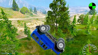 GTA 5 Crash Testing Real Car Mods Ep.196