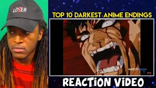 Top 10 Darkest Anime Endings | REACTION/REVIEW