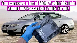 This info probably can save you a lot of MONEY if you own a VW Passat B6 or B7 - Suspect ECU problem