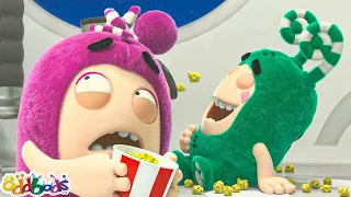 The Popcorn Alien Invader! | Oddbods Cartoons | Funny Cartoons For Kids