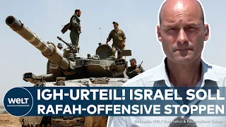 KRIEG IN GAZA: IGH-Entscheidung! Israel soll Offensive in Rafah stoppen