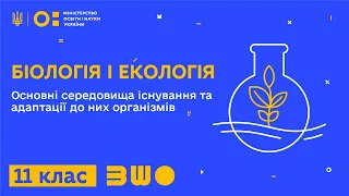 11 клас. Біологія і екологія. Основні середовища існування та адаптації до них організмів