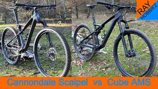 Cannondale Scalpel Si Carbon 4  vs  Cube AMS 100 C:68 Race 29