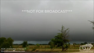 8-7-2017 -Frenstat, TX - Shelf Cloud Time Lapse