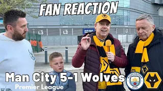 STUFFED 🙄 Man City 5-1 Wolves  Instant Fan Reaction | Premier League