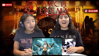 Two Girls React To Arch Enemy - Deceiver, Deceiver (OFFICIAL VIDEO) **MINI VIDEO SCREEN**