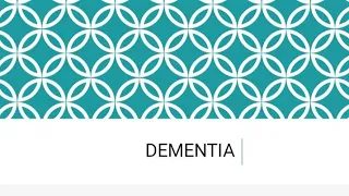 Dementia types and causes @psychologywellbeing #crashcourse
