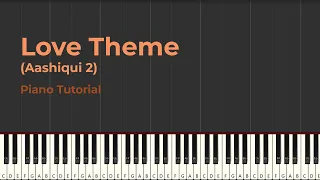 Love Theme (Aashiqui 2) Piano Tutorial | Mithoon | Piano Cover - Bee Piano Tutorials