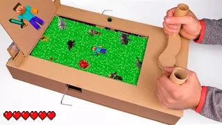 How To Make Minecraft Game From Cardboard