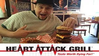 Heart Attack Grill Quadruple Bypass Burger FAIL Spanking