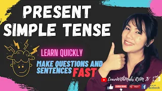Grammar: PRESENT SIMPLE TENSE | How to use it | Positive & Negative Sentences & Questions