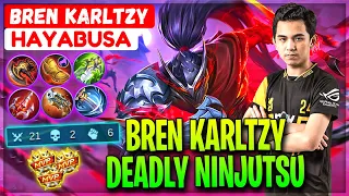 Bren Karltzy Deadly Ninjutsu - Chessman Hayabusa - Mobile Legends Gameplay And Build
