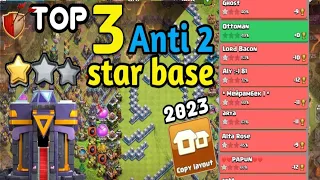 Best Top 3 Th15 Anti 2 Star Bases With Link + Replay ...War | Cwl | pushing in (clash of clans)