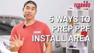 How to Prep Your Space Before Installing PPF on Your Model 3/Y