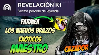 Como FARMEAR  Sector Perdido REVELACIÓN K1 MAESTRO SOLO Cazador  Destiny 2 Vendas de  Polillero