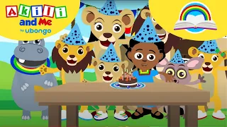 STORYTIME: Little Lion's Birthday Party | Learn New Words with Akili | African Educational Cartoons