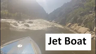 Jet Boat Pine Creek Rapid on Salmon River