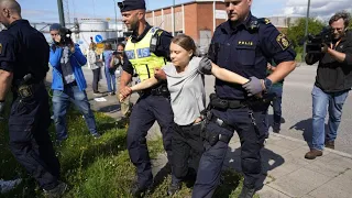 Greta Thunberg setzt Straßenprotest trotz Geldstrafe fort