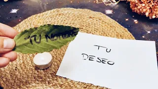 HECHIZO del LAUREL para que SE CUMPLA UN DESEO URGENTE y DIFÍCIL ✨🍃✨ FUNCIONA!!!!