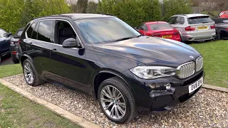 2016/16 Carbon Black F15 BMW X5 40d M Sport XDrive Auto MEGA, MEGA Spec 70k new 1 owner 15 BM visits