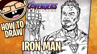 How to Draw IRON MAN (Avengers: Endgame) | Narrated Step-by-Step Tutorial