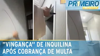 Inquilina “se vinga” de imobiliária após cobrança de multa | Primeiro Impacto (06/05/24)