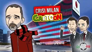AUTOGOL CARTOON - La crisi del Milan