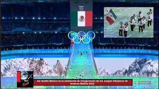 Beijing 2022 Así desfiló México en la Ceremonia de Inauguración de los Juegos Olímpicos de Invierno