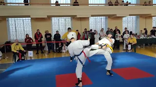 Кривченко Владимир (ака) Никитин Кирилл (сиро)  финал Каменское24 03 24 #kyokushin #karate #punch