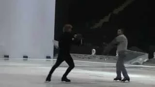 Sasha "practice" for his B-day ice show / Тренировка Саши Плющенко